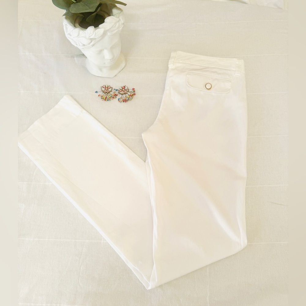 *Vintage* D&G White Straight Leg Pants